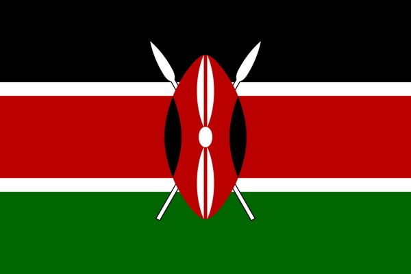 Republic of Kenya flag